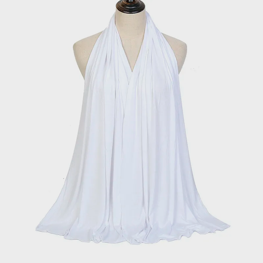 Hijab Jersey - Blanco