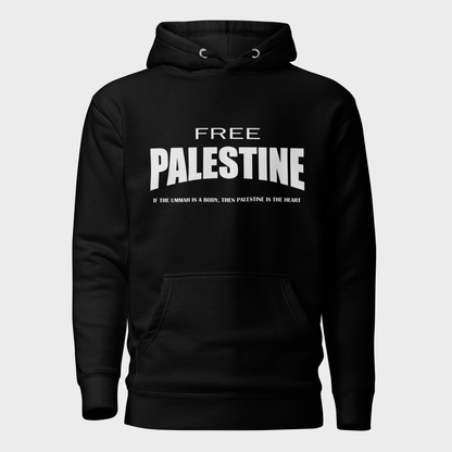 Sudadera Free Palestine - Negro