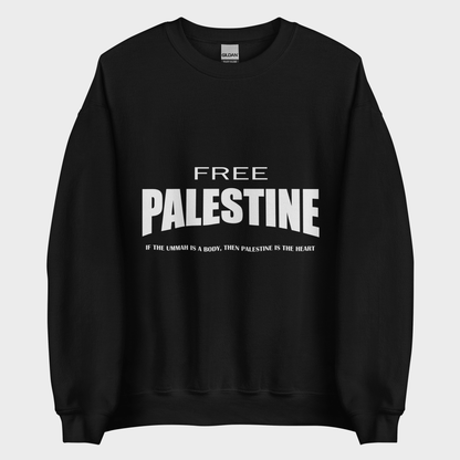Free Palestine Classic Sweatshirt - Black