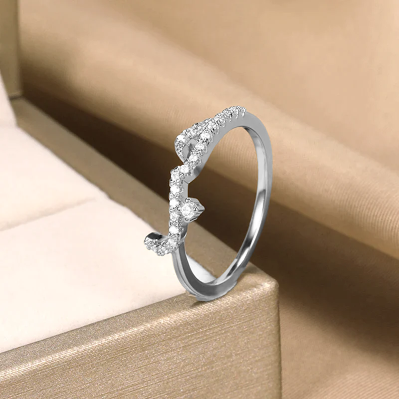 „Love“-Ring auf Arabisch – Silber