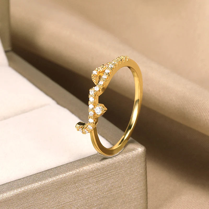 Love Ring in Arabic - Golden