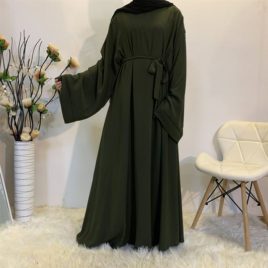 Abaya Fermée - Vert Foncé