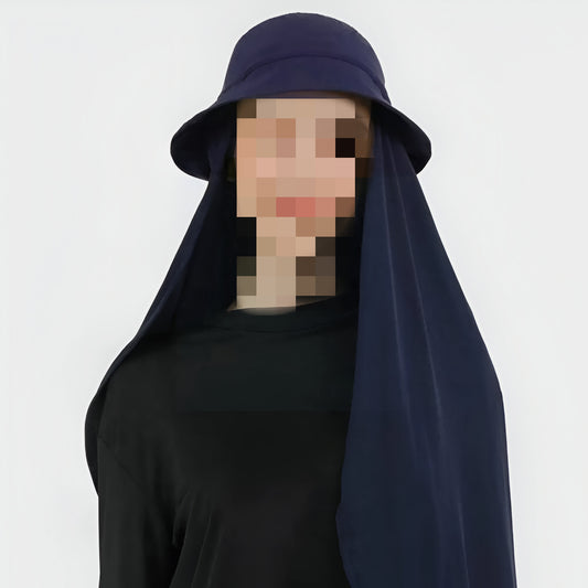Sombrero con Hijab - Azul Marino