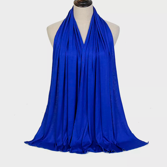Jersey Hijab - Royal Blue