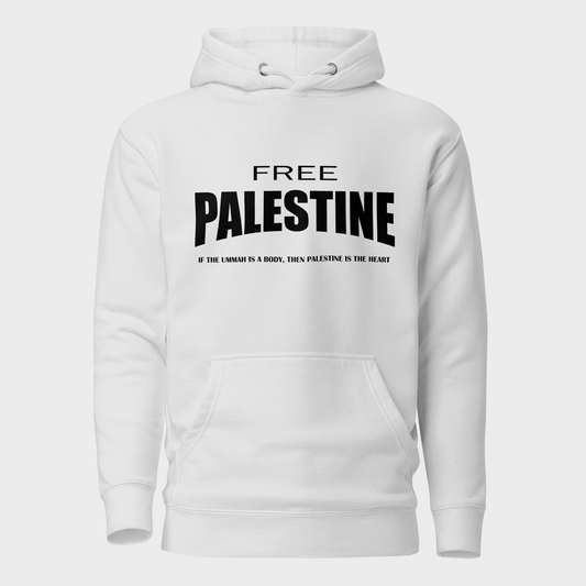 Free Palestine Sweatshirt – Weiß