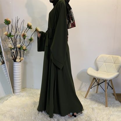 Geschlossene Abaya – Dunkelgrün