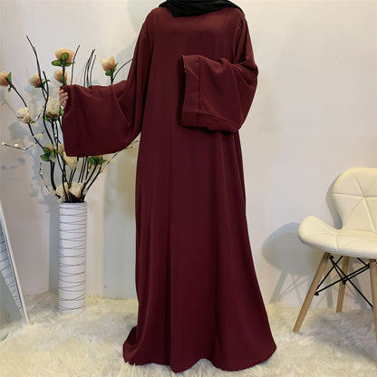 Abaya Fermée - Grenat