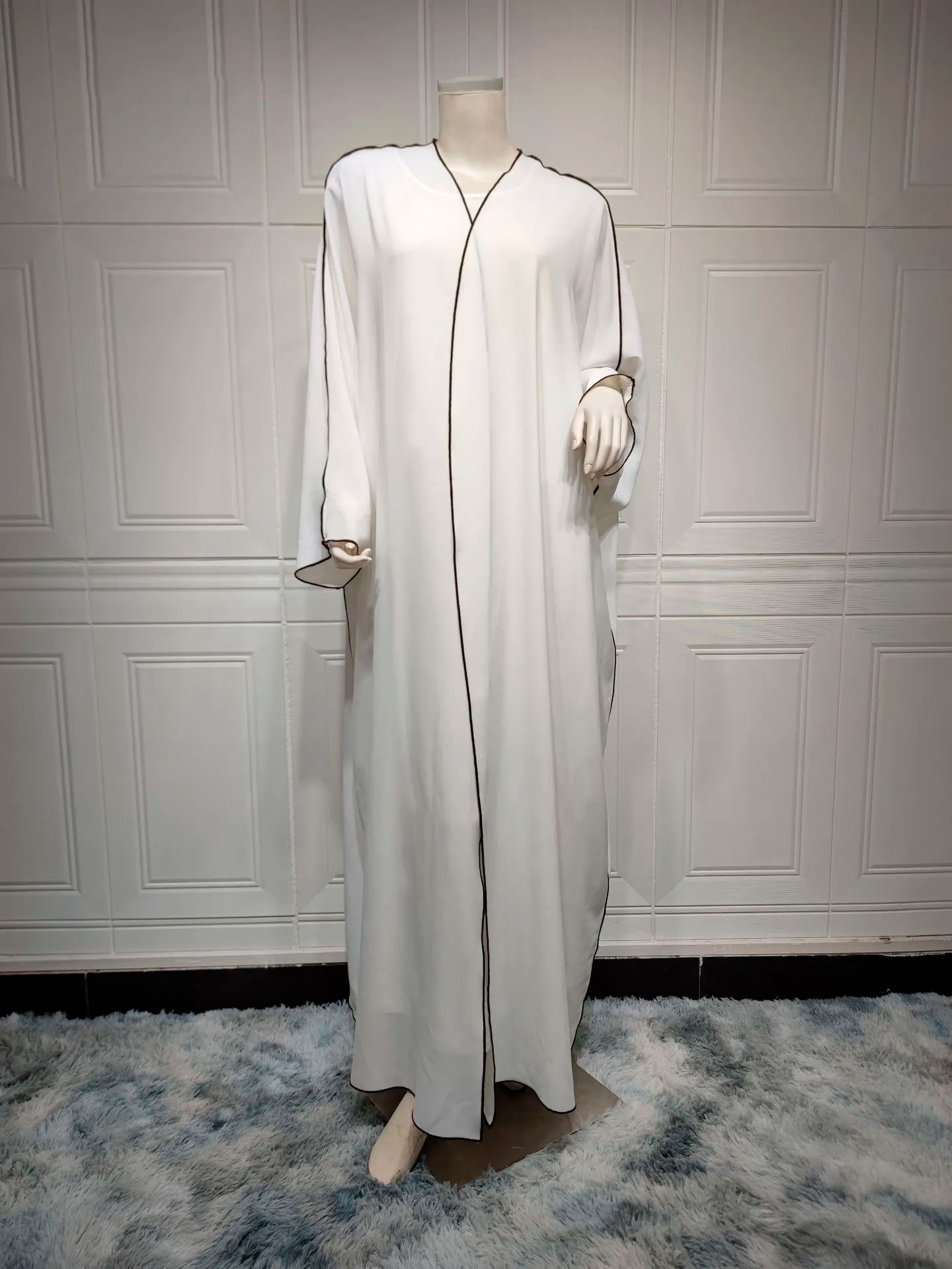 Übergroße Abaya – Weiß