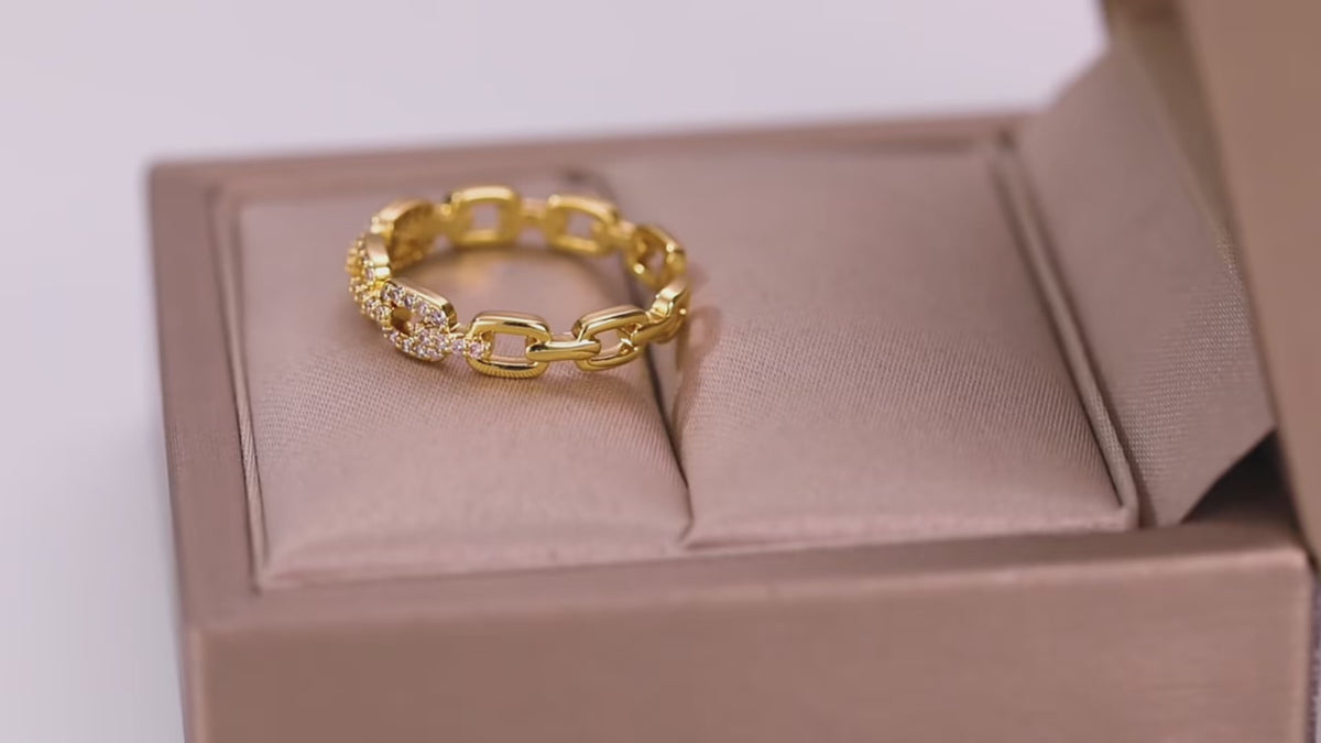 Anillo Abierto Árabe - Dorado