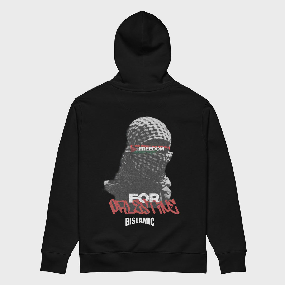 Sudadera Premium FREEDOM X PALESTINE - Negro