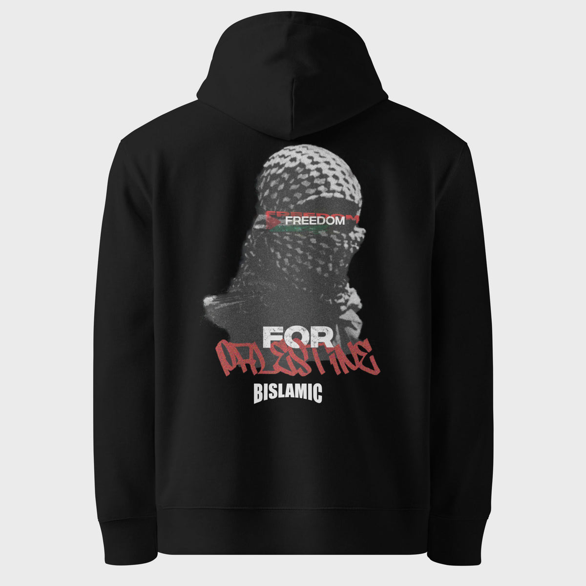 Sudadera Premium FREEDOM X PALESTINE - Negro
